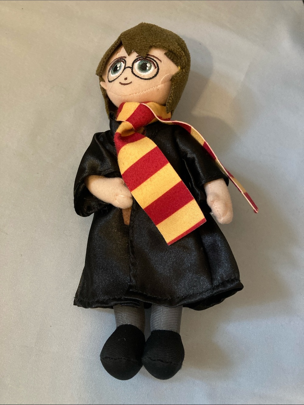 Plush Harry Potter Doll with Red and Yellow Scarf